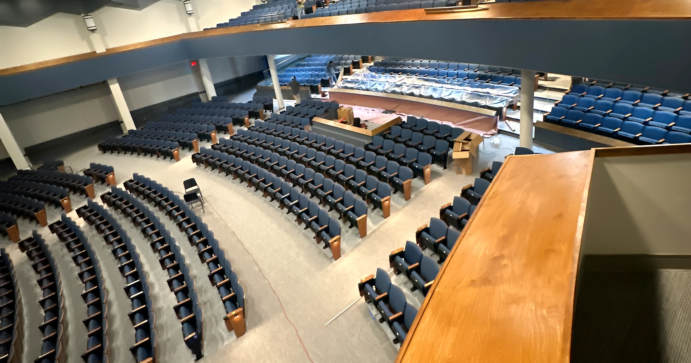 The renovated Lewis Auditorium at Ransom Everglades