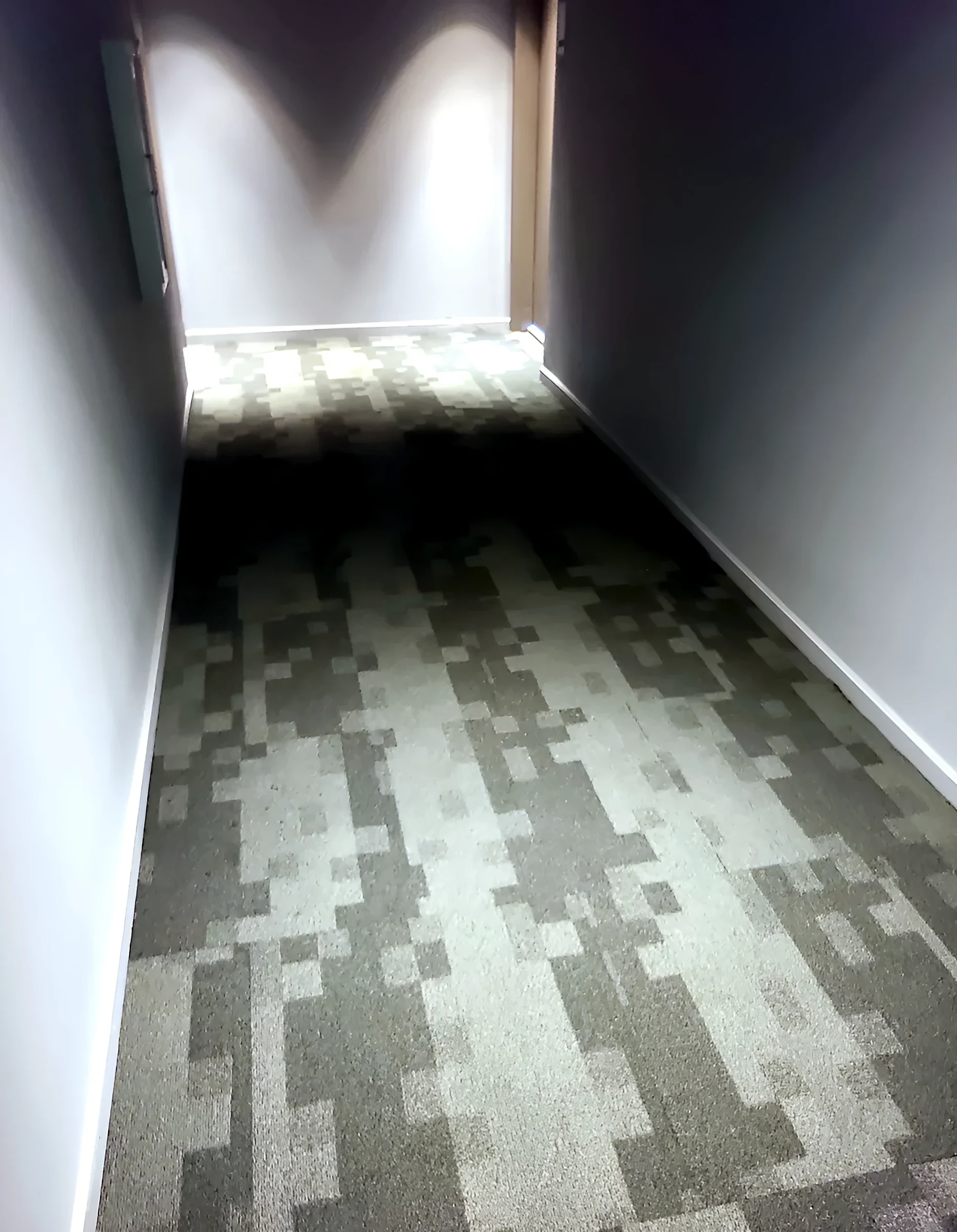 Corridor carpet tile at Brickell House