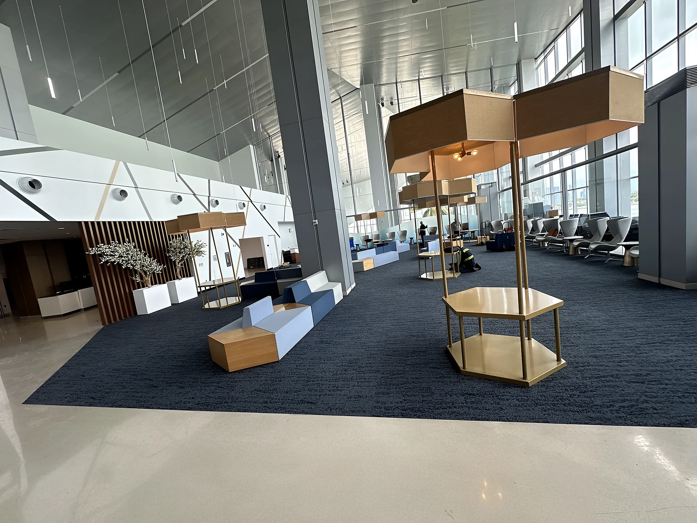 Royal Caribbean Cruise Terminal — Suite Area — foto de obra 3