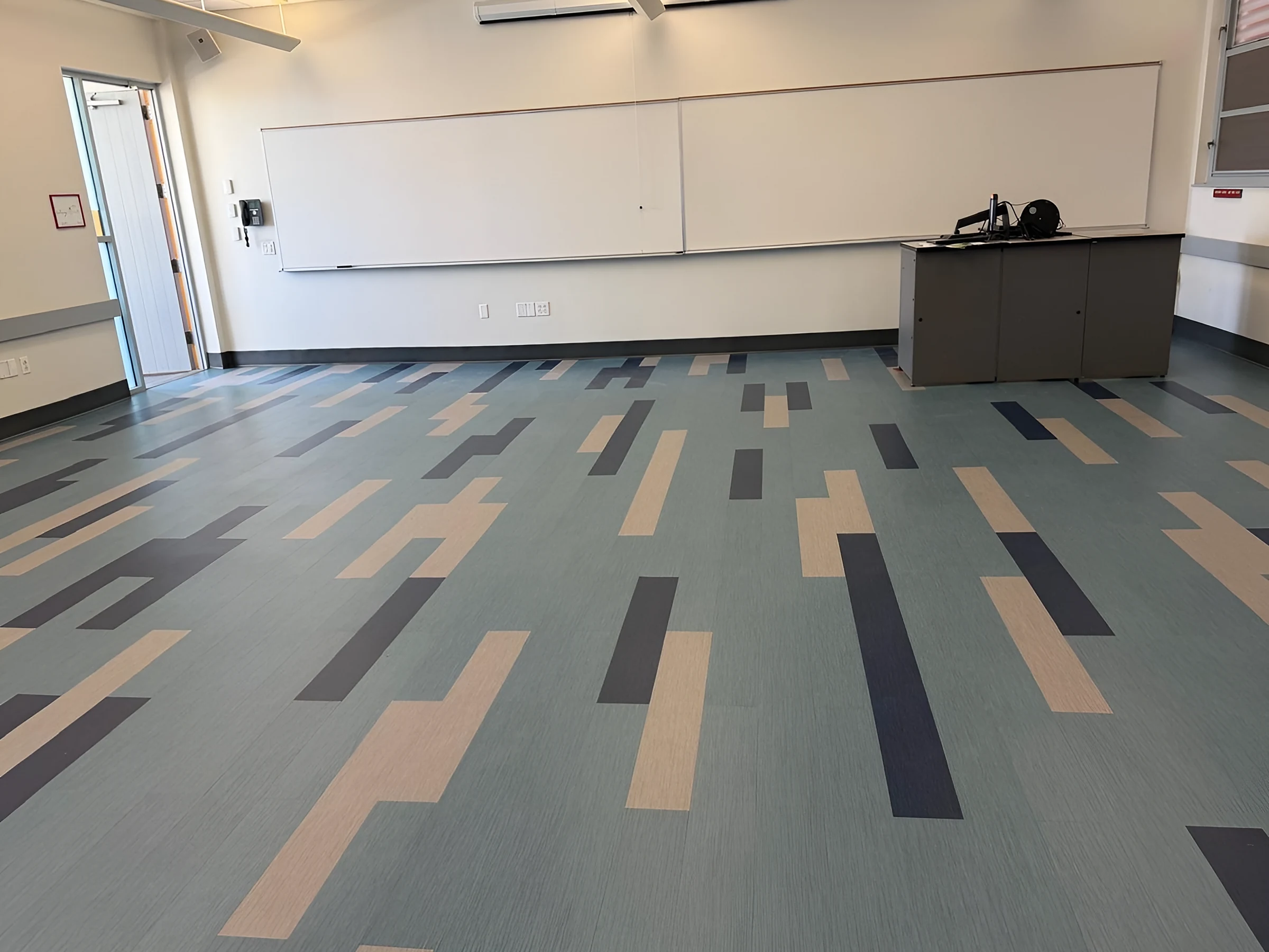 Un aula terminada